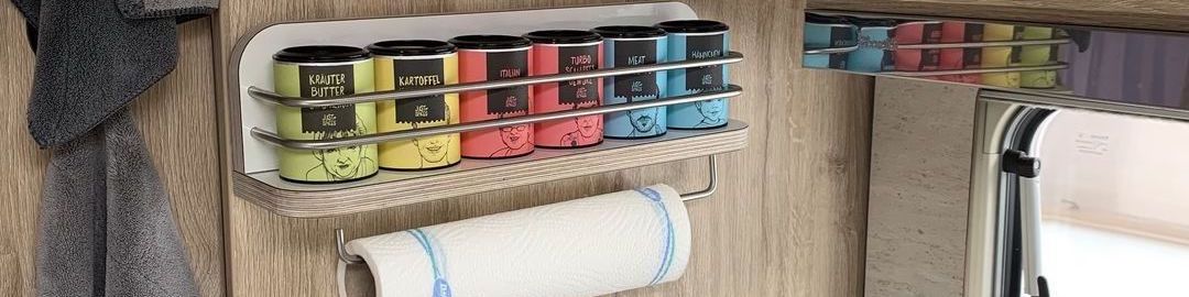 Magnetische planken voor camperkeukens, campers en caravans