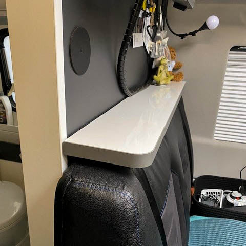 Kleurvariant GA Adria Twin zonder reling