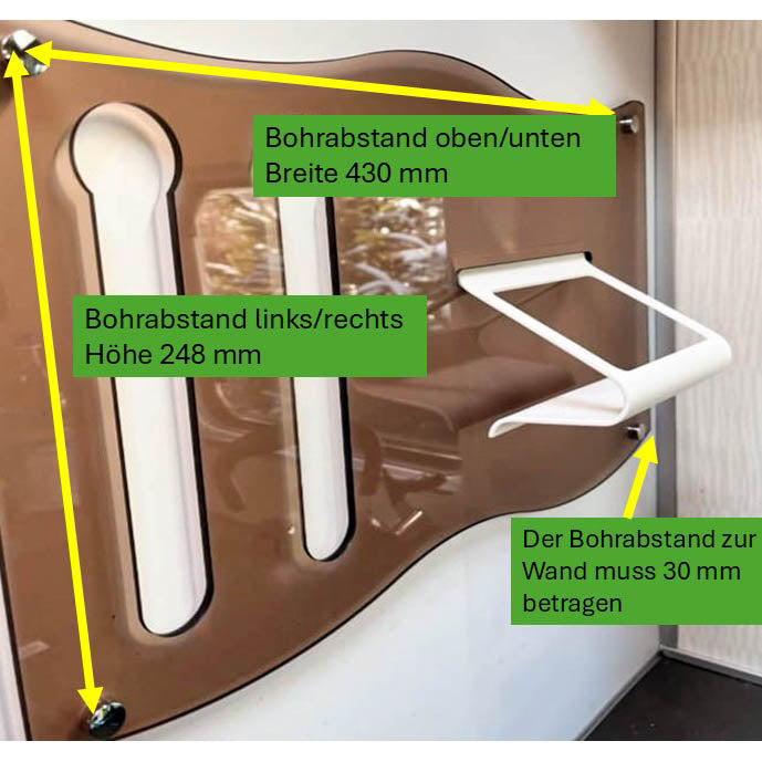 Camperplank in plaats van capsulehouder voor Bürstner