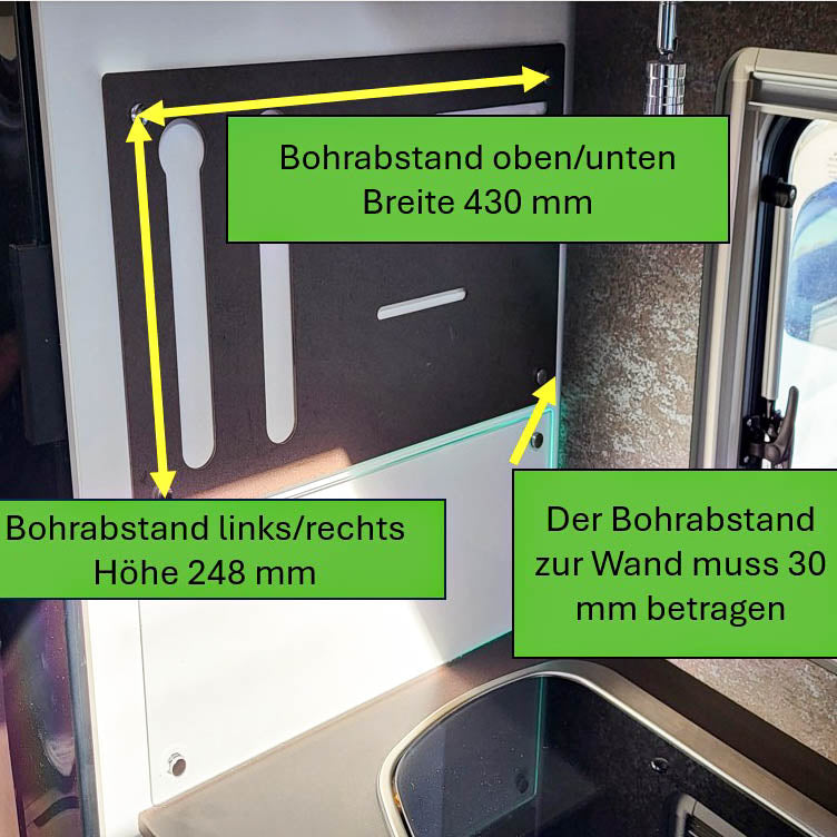 Camperplank in plaats van capsulehouder voor Bürstner