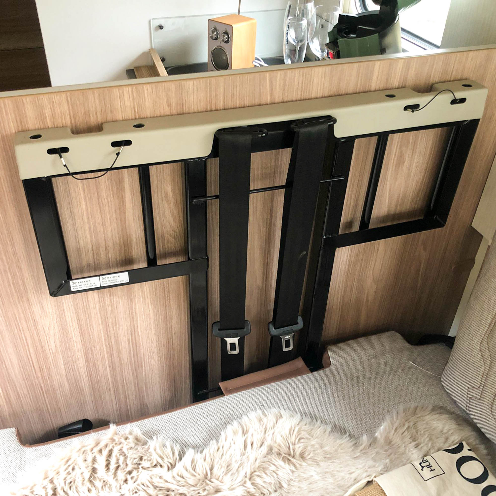 2-delig opbergrek voor Bürstner Lyseo modellen