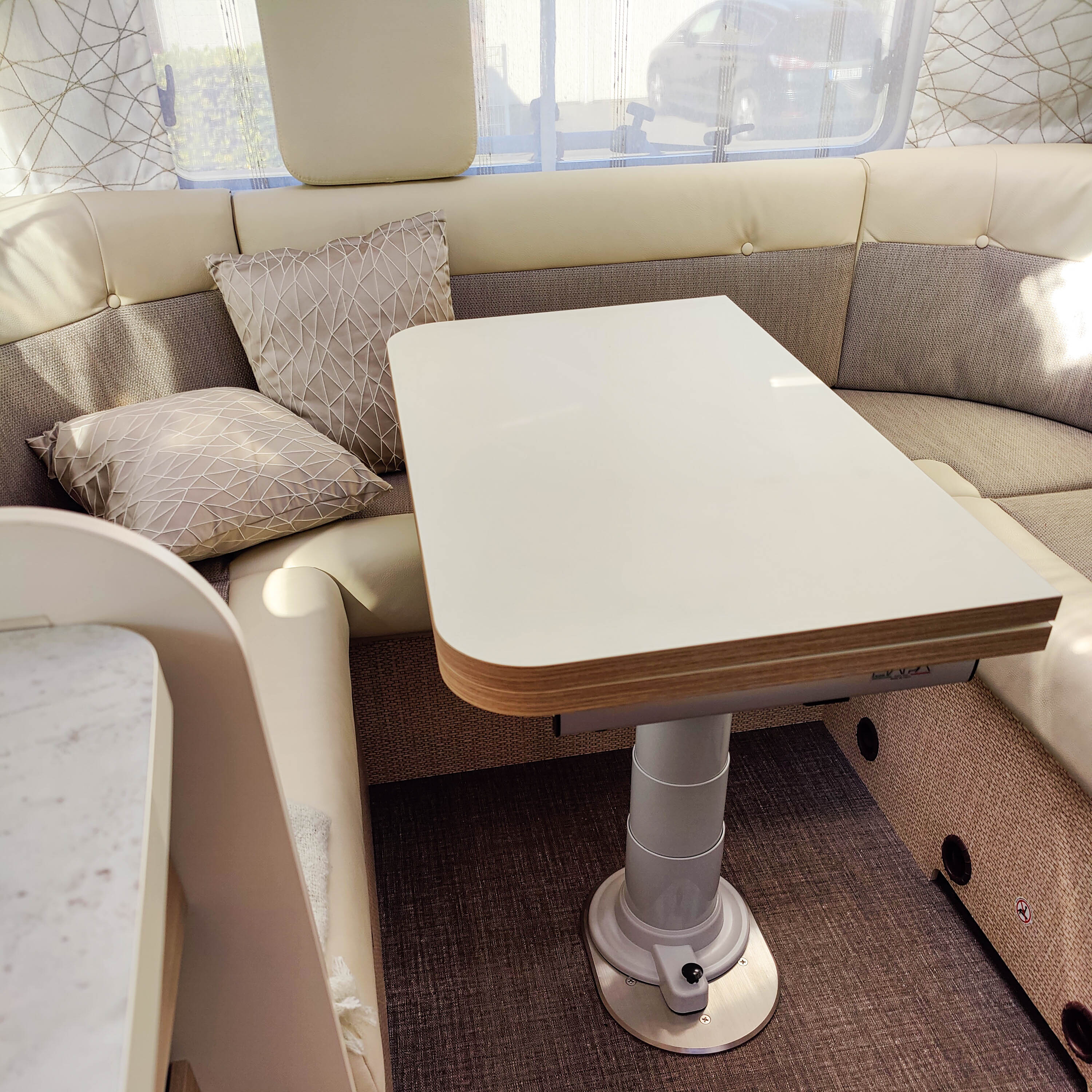 Nuova Mapa tafelframe inclusief in hoogte verstelbare kolom voor opklapbare tafelbladen