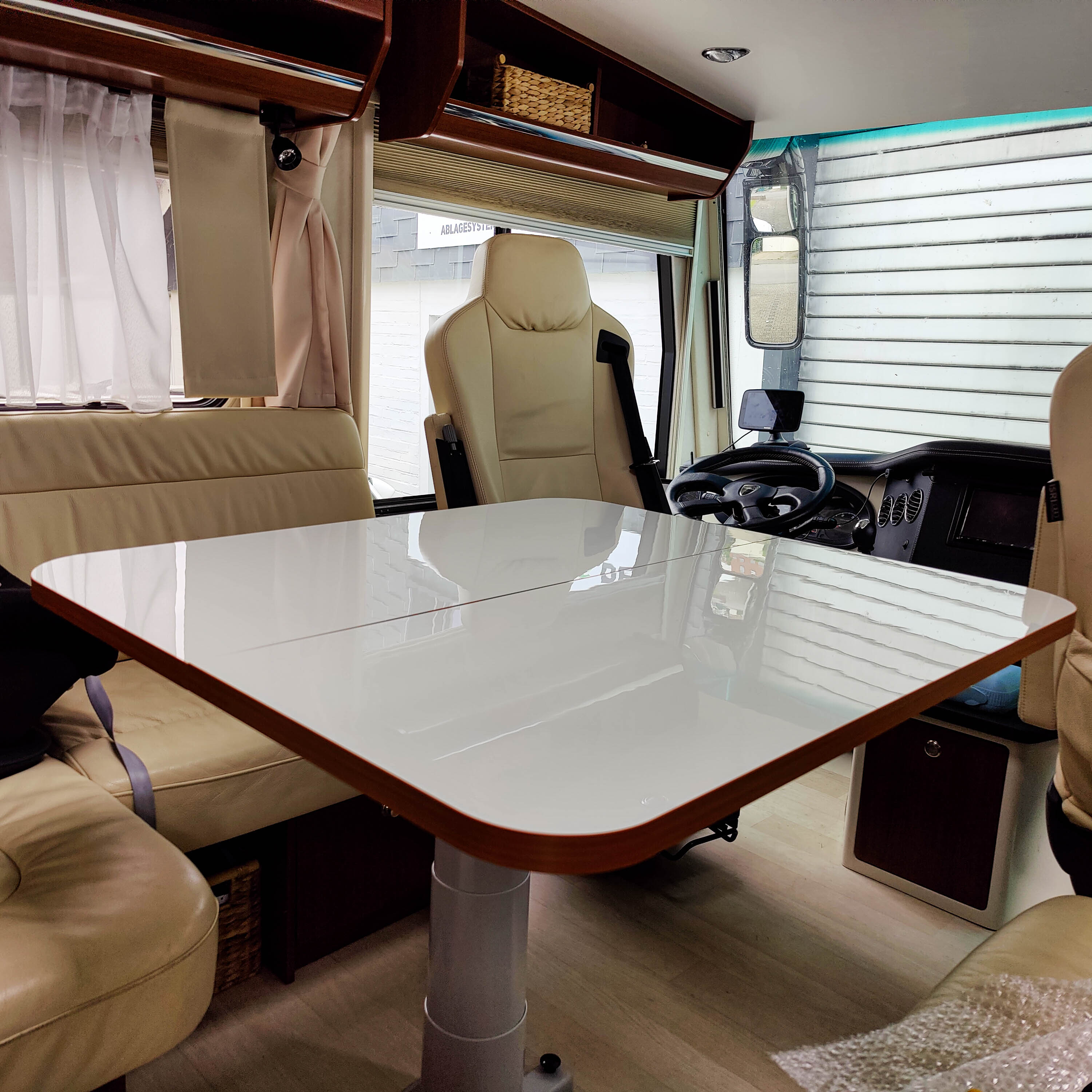 Nuova Mapa tafelframe inclusief in hoogte verstelbare kolom voor opklapbare tafelbladen