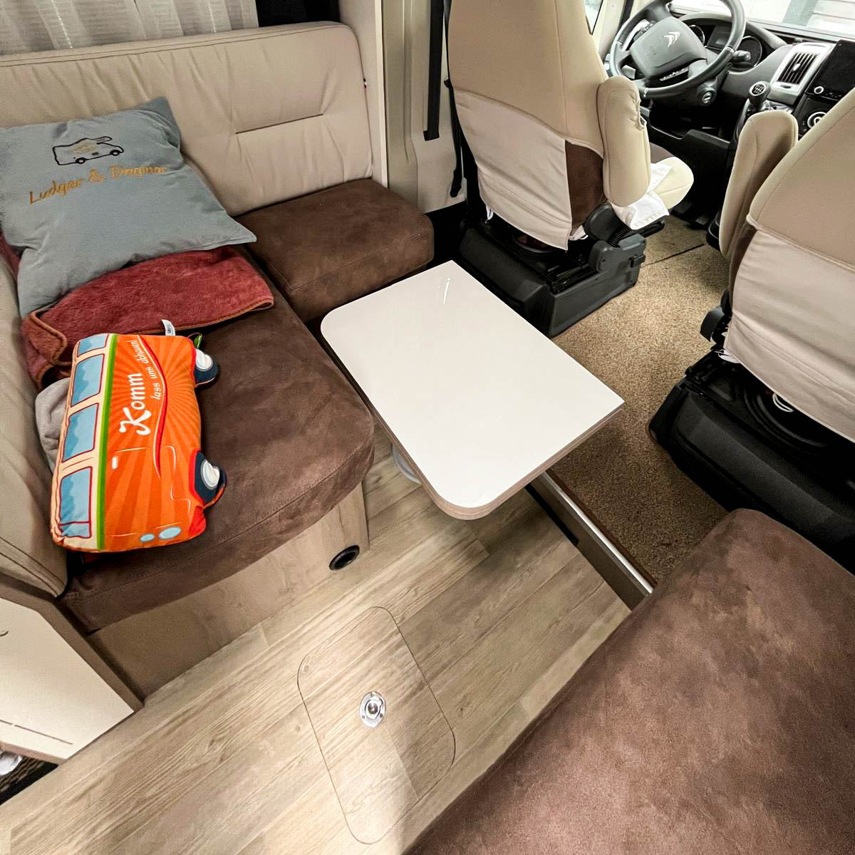 Nuova Mapa tafelframe inclusief in hoogte verstelbare kolom voor opklapbare tafelbladen