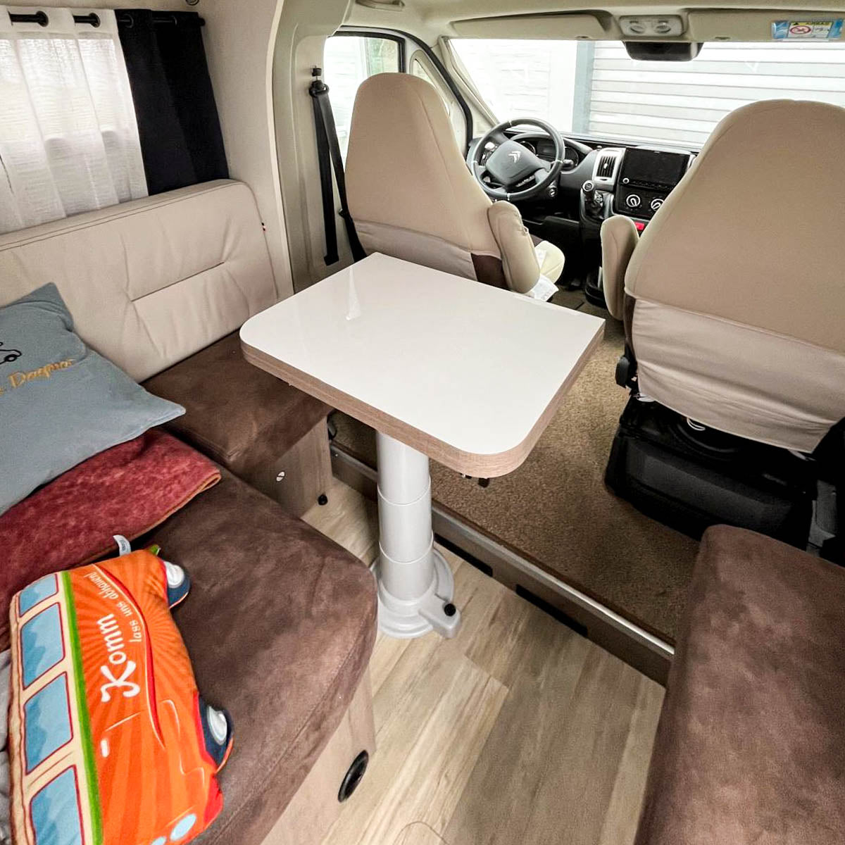 Nuova Mapa tafelframe inclusief in hoogte verstelbare kolom voor opklapbare tafelbladen