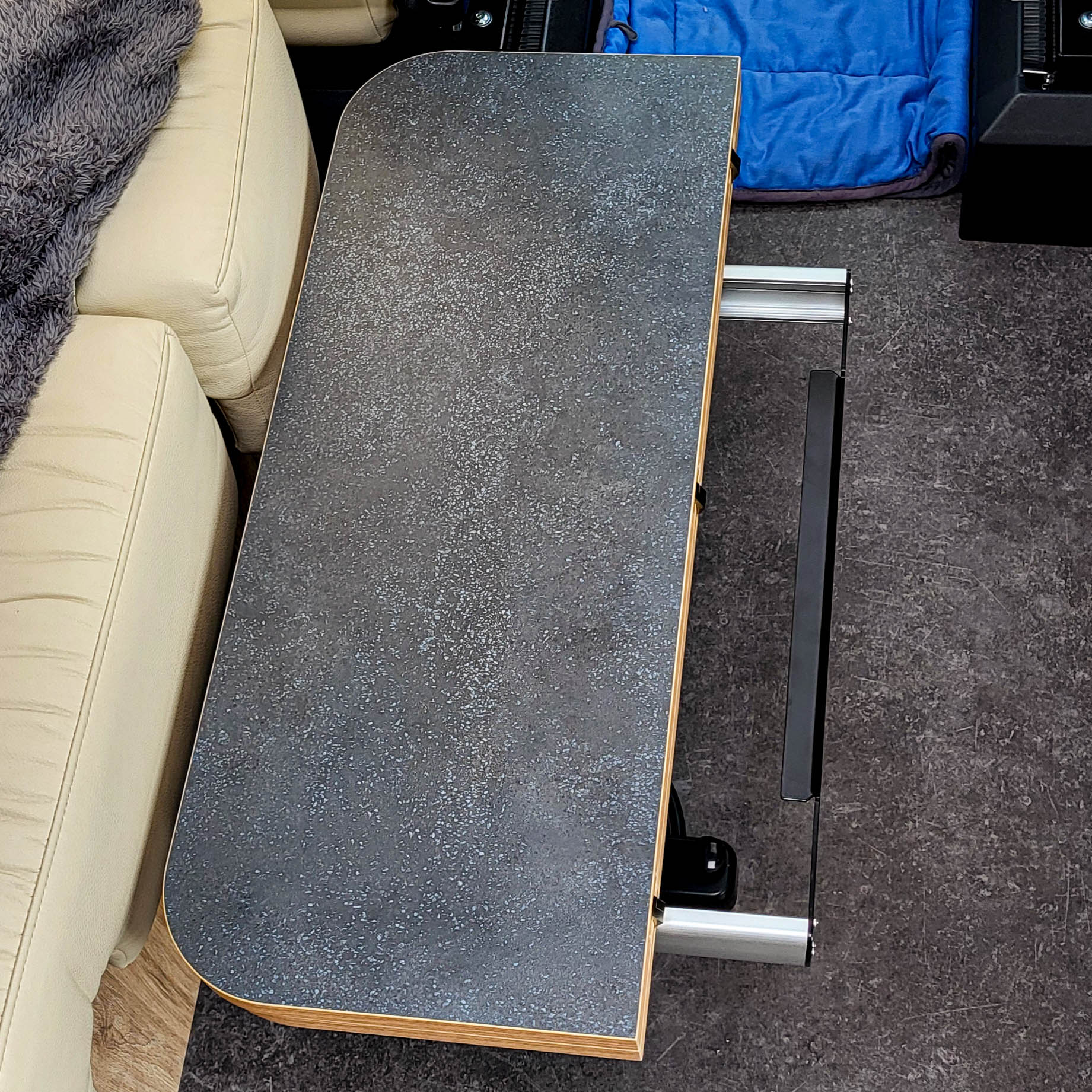 Nuova Mapa tafelframe inclusief in hoogte verstelbare kolom voor opklapbare tafelbladen