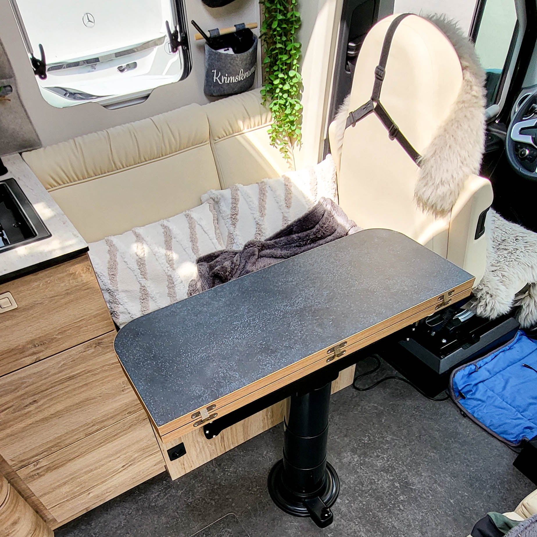 Nuova Mapa tafelframe inclusief in hoogte verstelbare kolom voor opklapbare tafelbladen