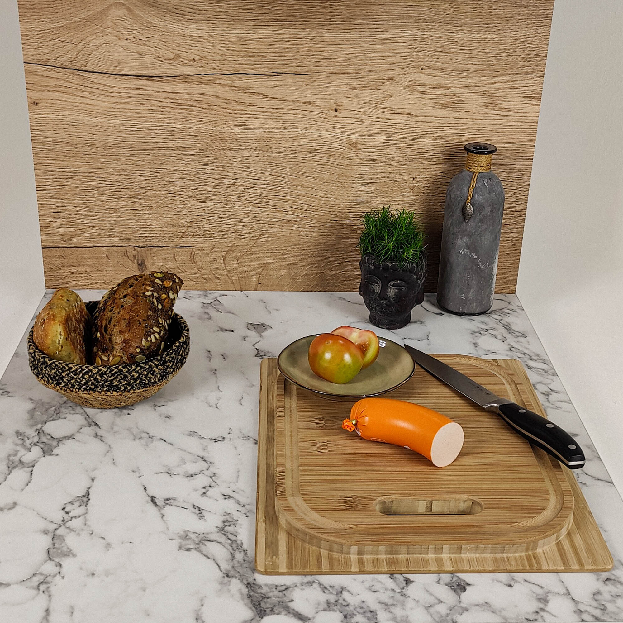 Snijplank met gootsteenafdekking voor Knaus-modellen (rechthoekig)