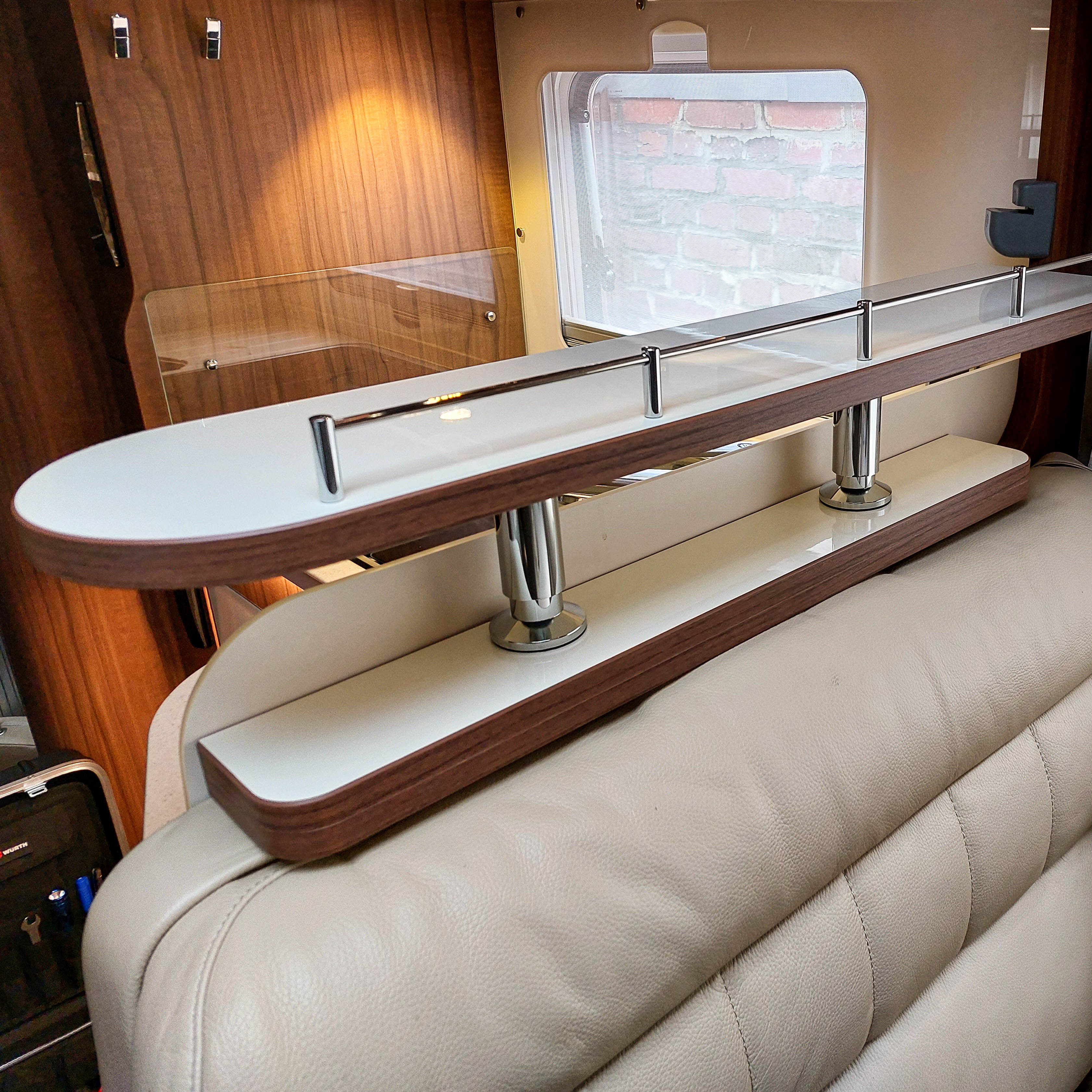 2-delig opbergrek voor Hymer SL en GL modellen