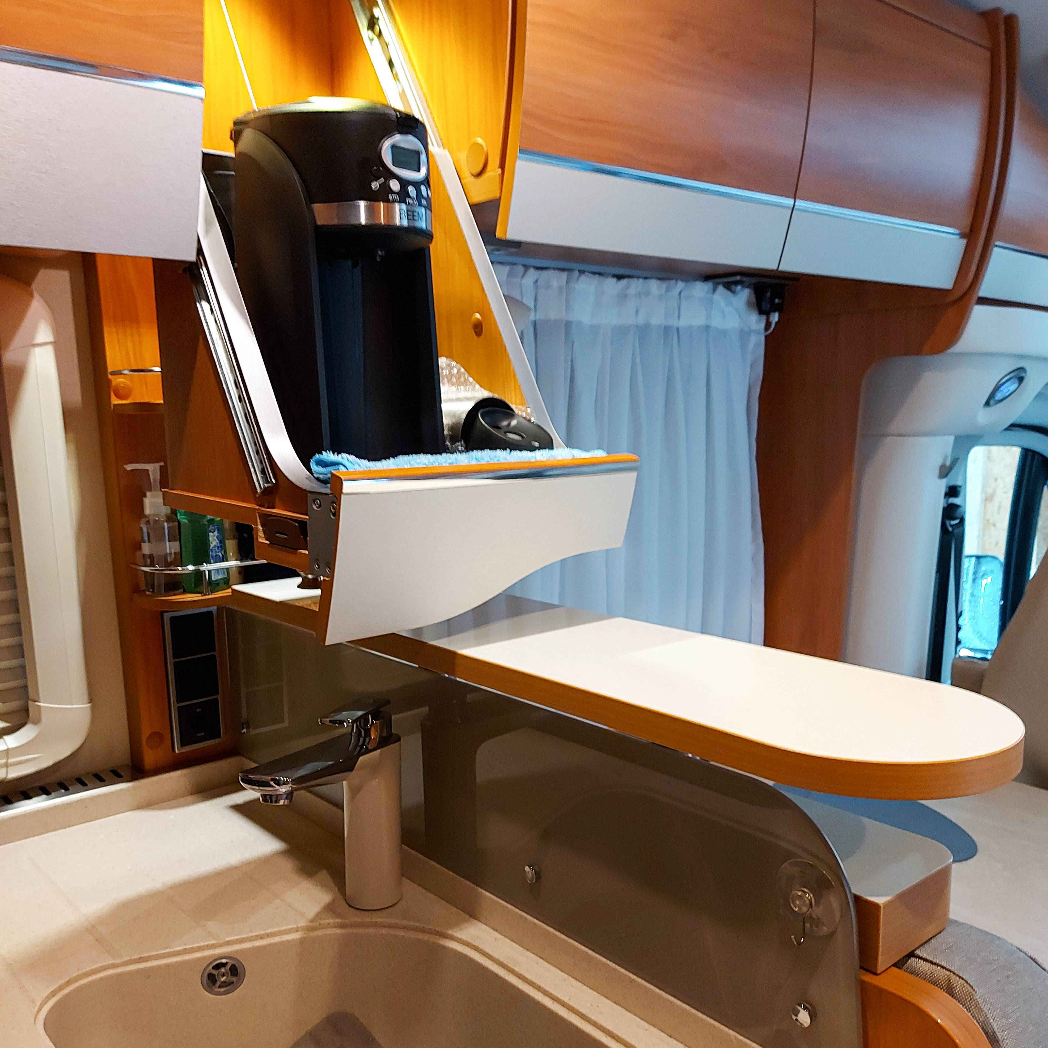 2-delig opbergrek voor Hymer SL en GL modellen