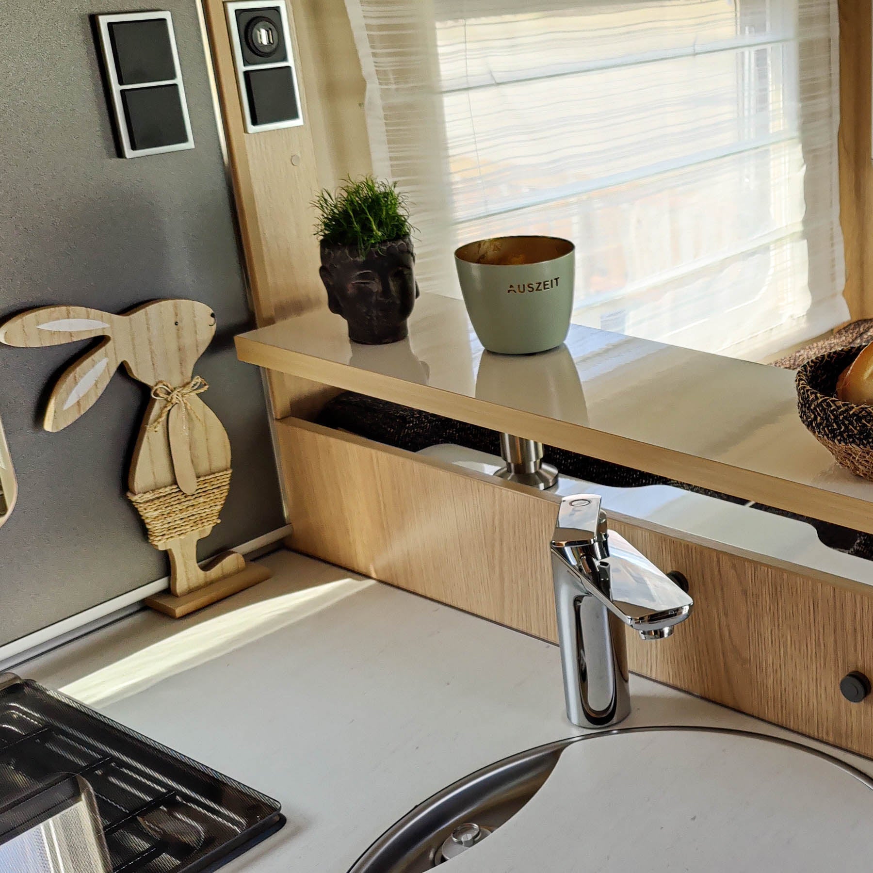 2-delige opbergplank voor Hymer-modellen