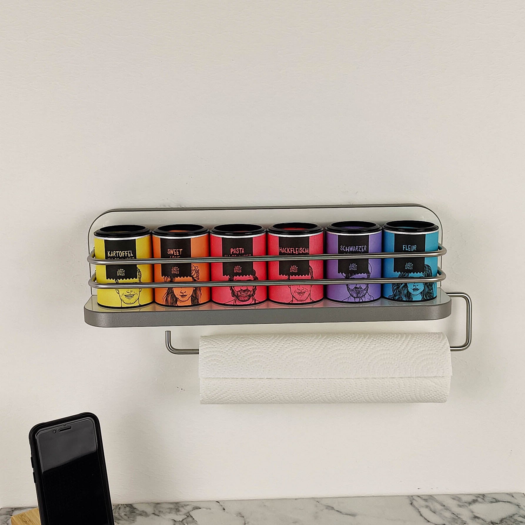 #kleur_hoogglans wit met rand in grijs/antraciet en rvs reling