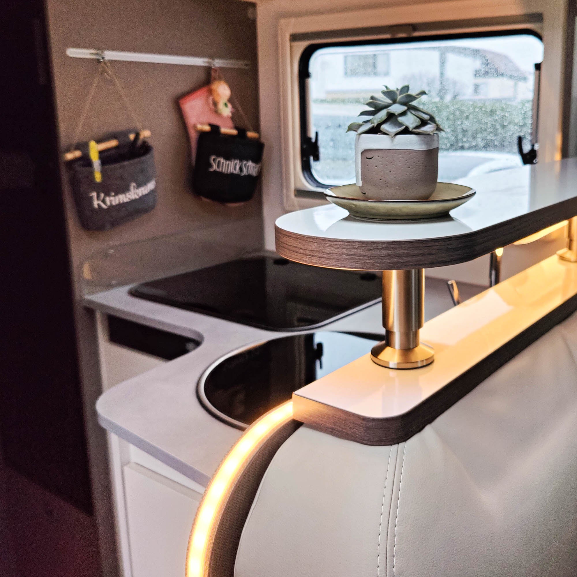 Plank in iepentruffel zonder reling