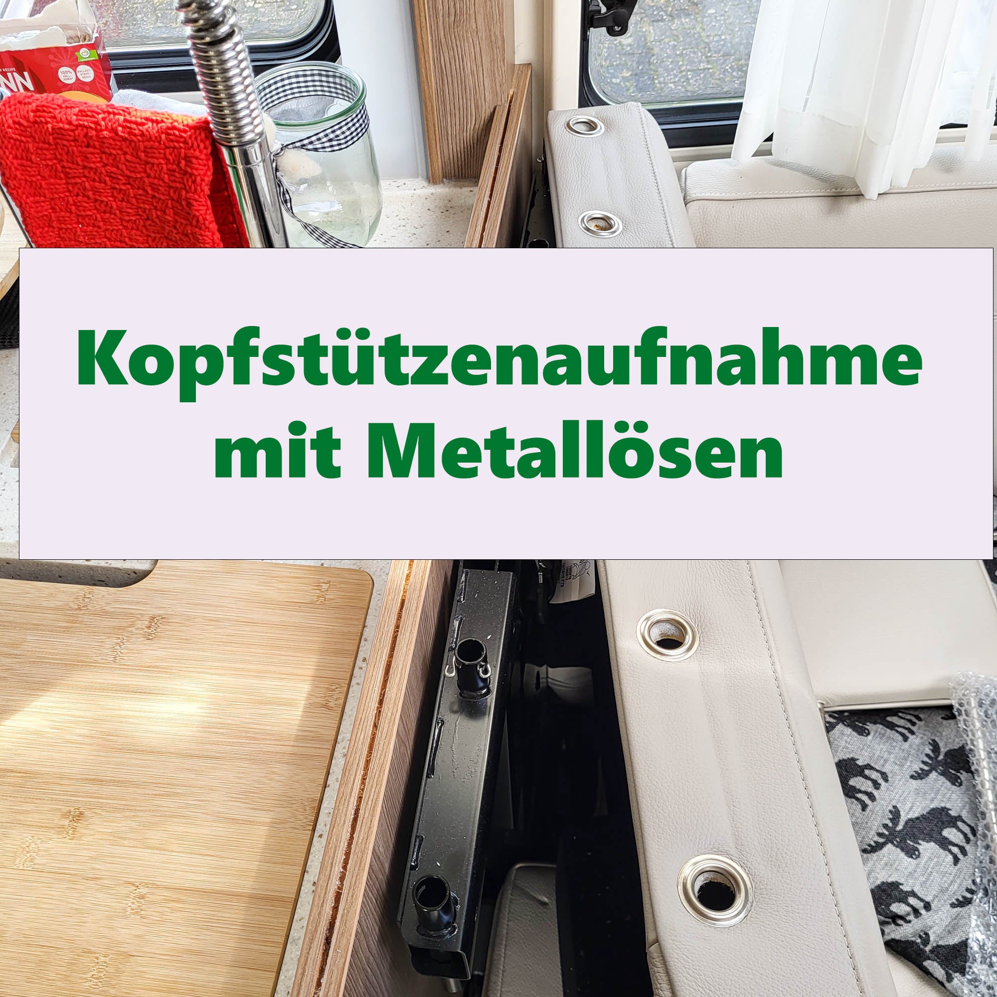 Afbeelding stoelstructuur metalen oogjes