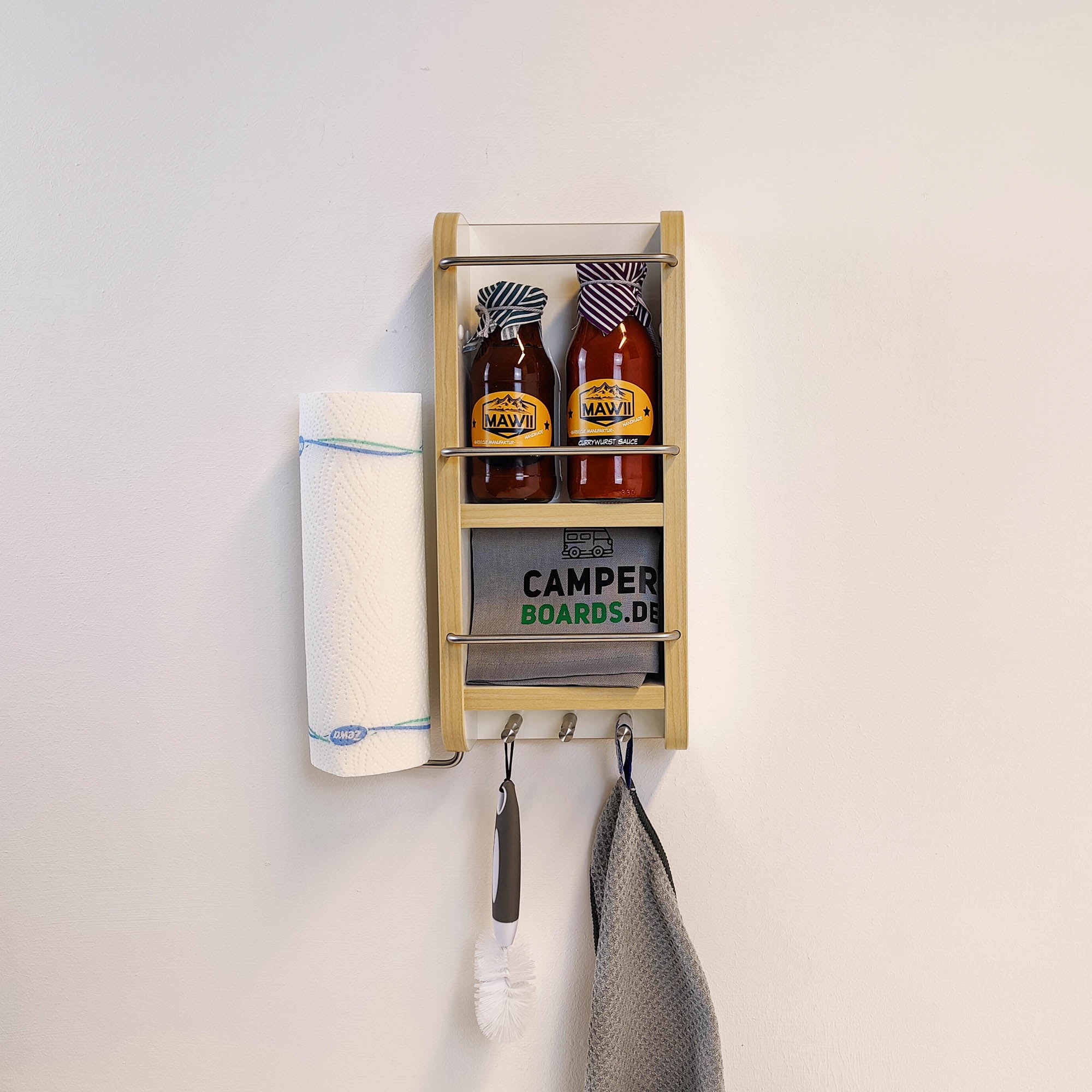 #kleur_hoogglans wit met rand in licht esdoorn