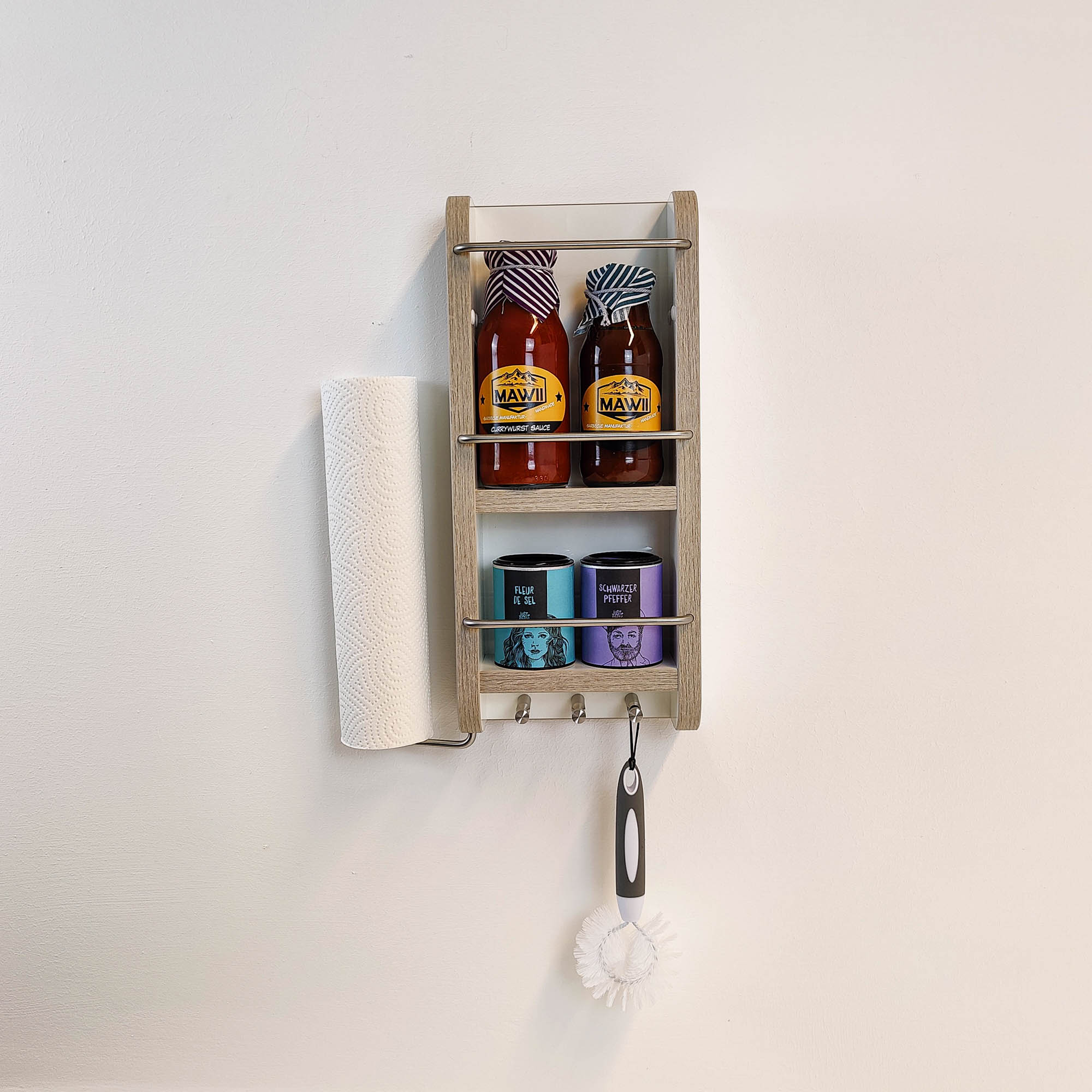 #kleur_hoogglans wit met rand in platina-eik