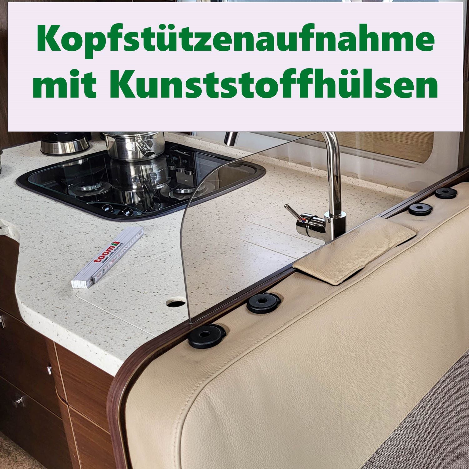 Bijpassende hoezen voor camperopbergplank