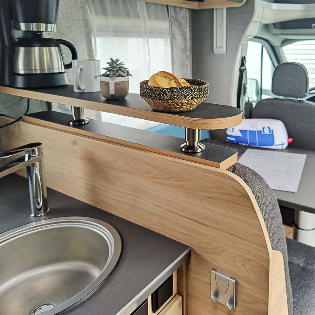 Opslagkaart voor Dethleffs Just Go vanaf modeljaar 2024 op Ford-basis