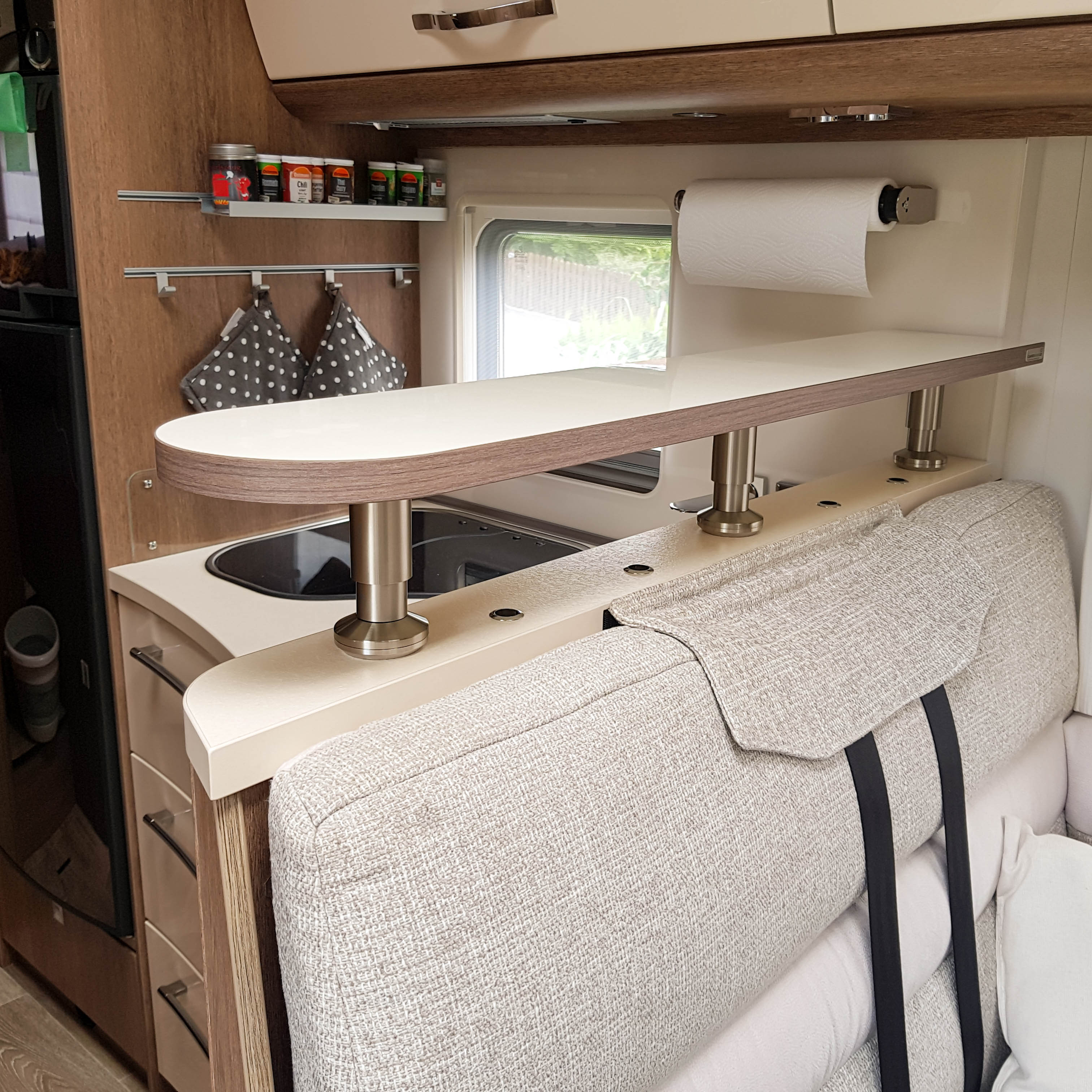 Opbergbord voor Dethleffs