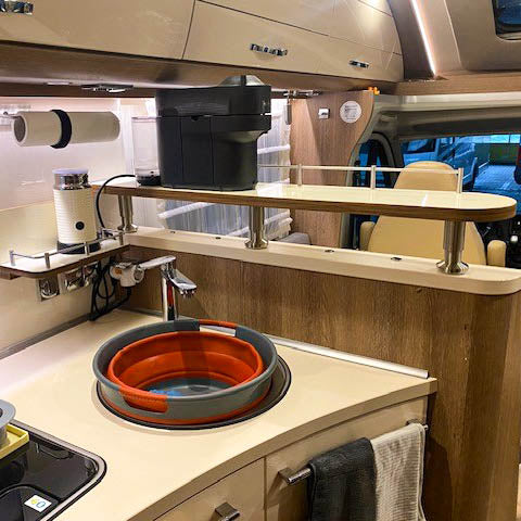 Opbergbord voor Dethleffs