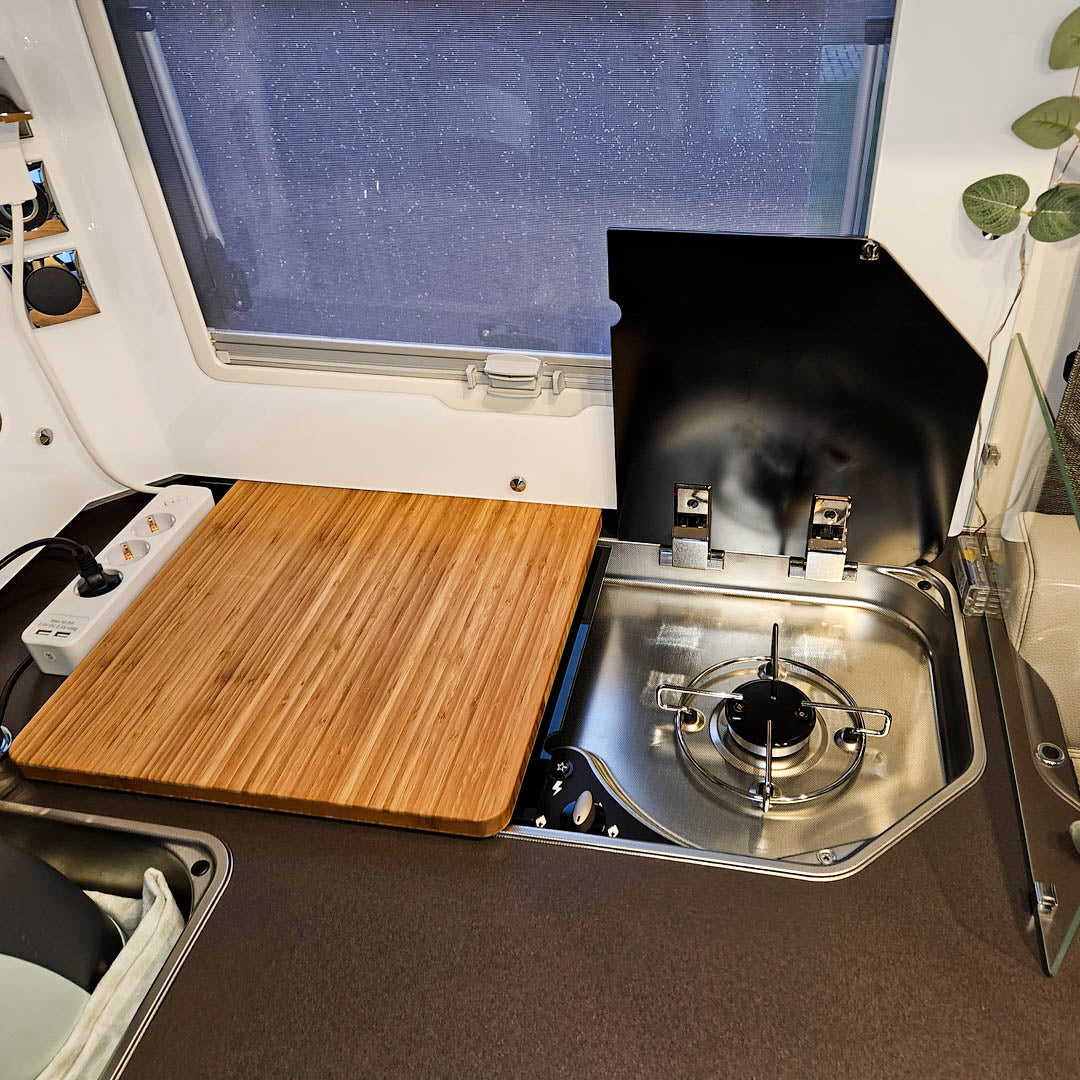 Gootsteen- en fornuisafdekking voor campers, caravans en campers