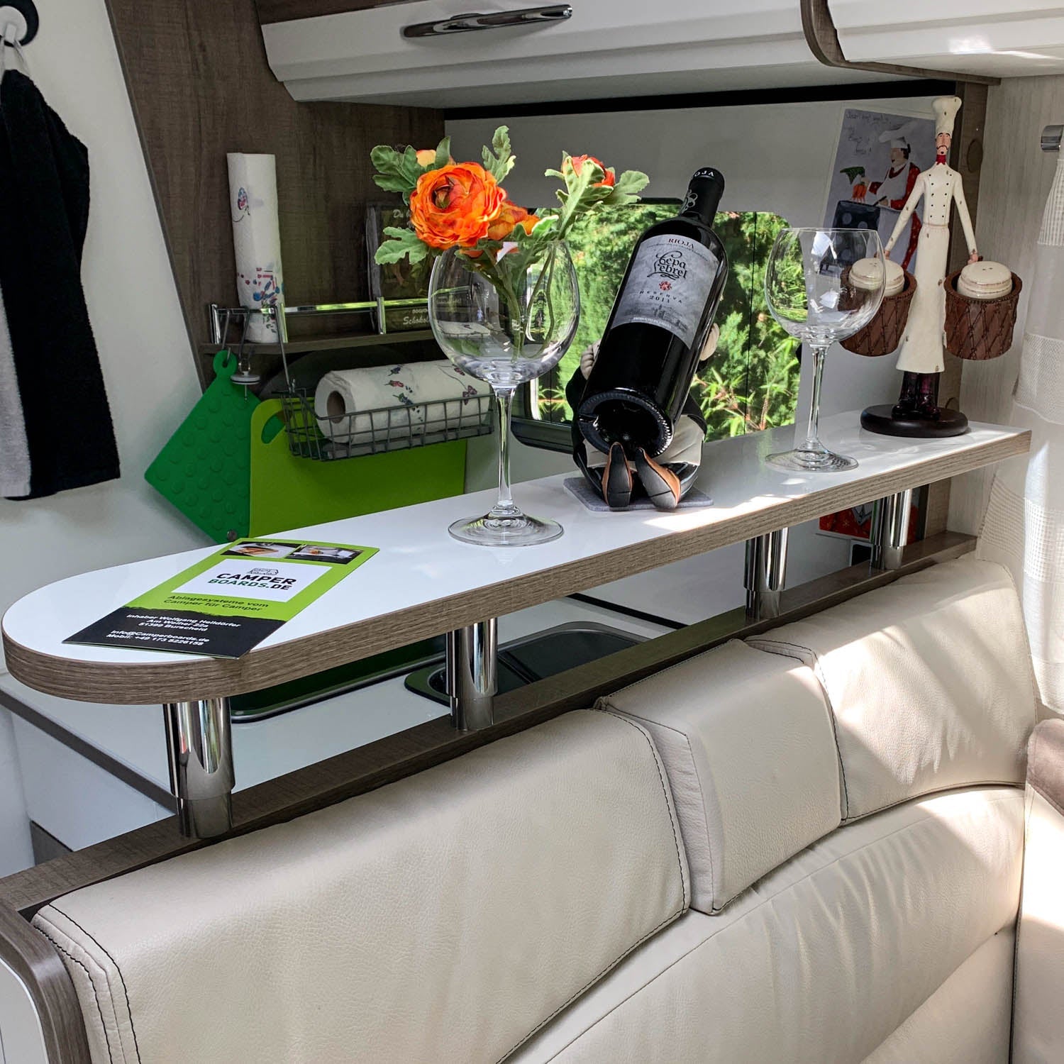 Opbergrek voor Mooveo T modellen met L-zitgroep