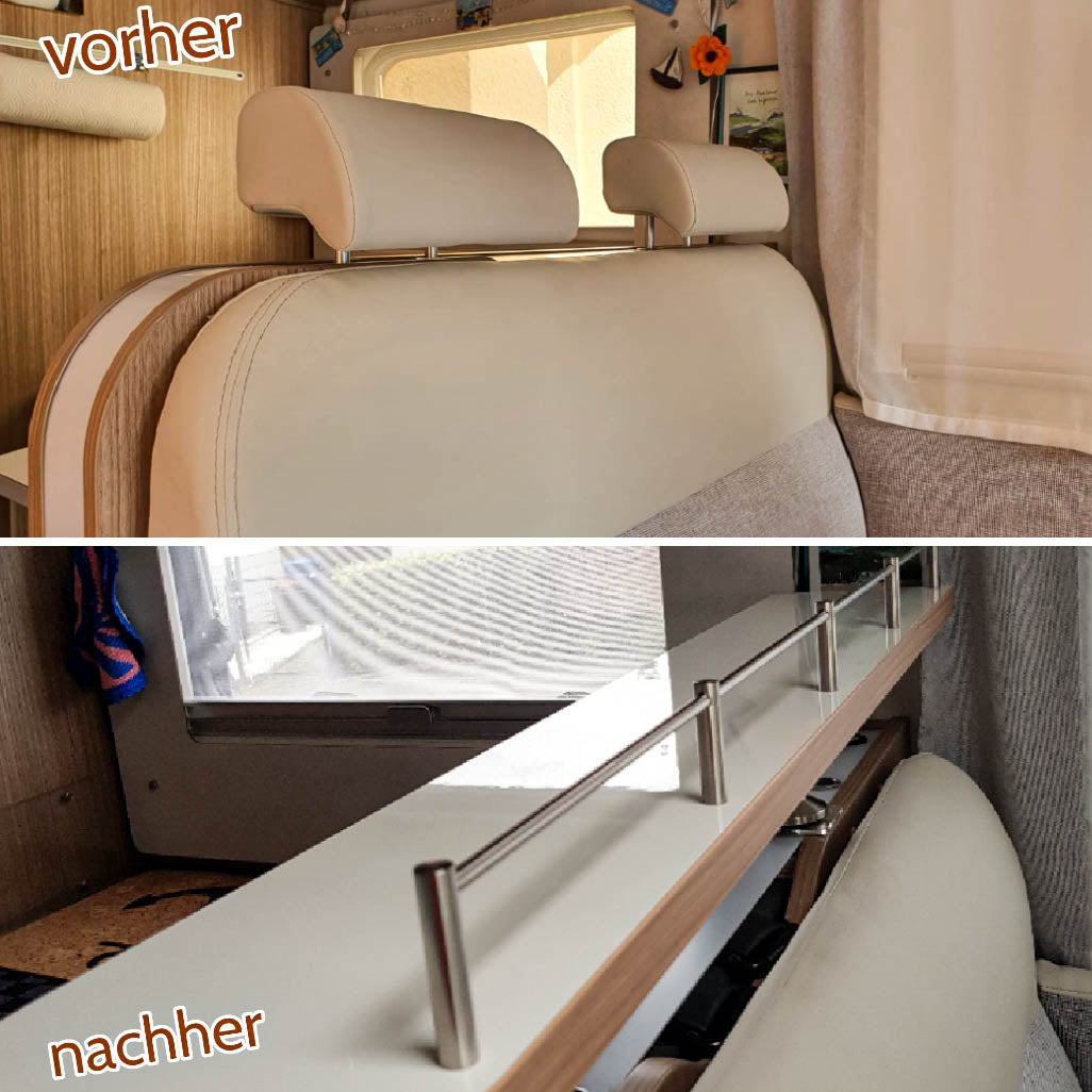 Opslagplank voor Carado-modellen van 2018 tot 2022