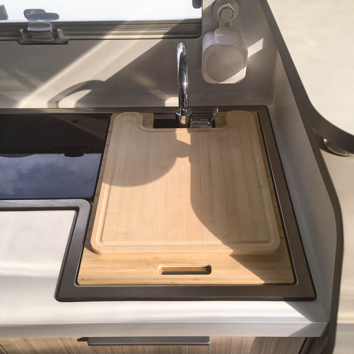 Snijplank met gootsteenafdekking voor Sunliving modellen