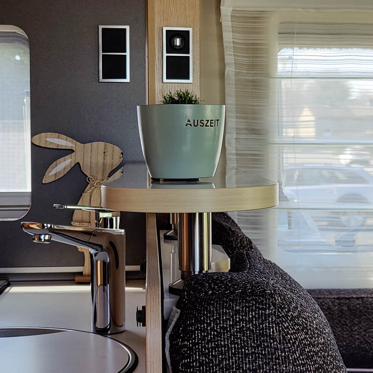 2-delige opbergplank voor Hymer-modellen