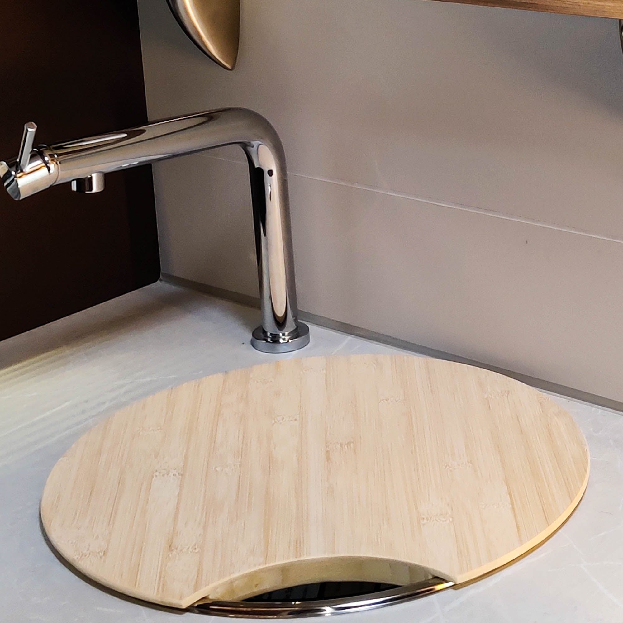 Snijplank met gootsteenafdekking voor esdoornmodellen