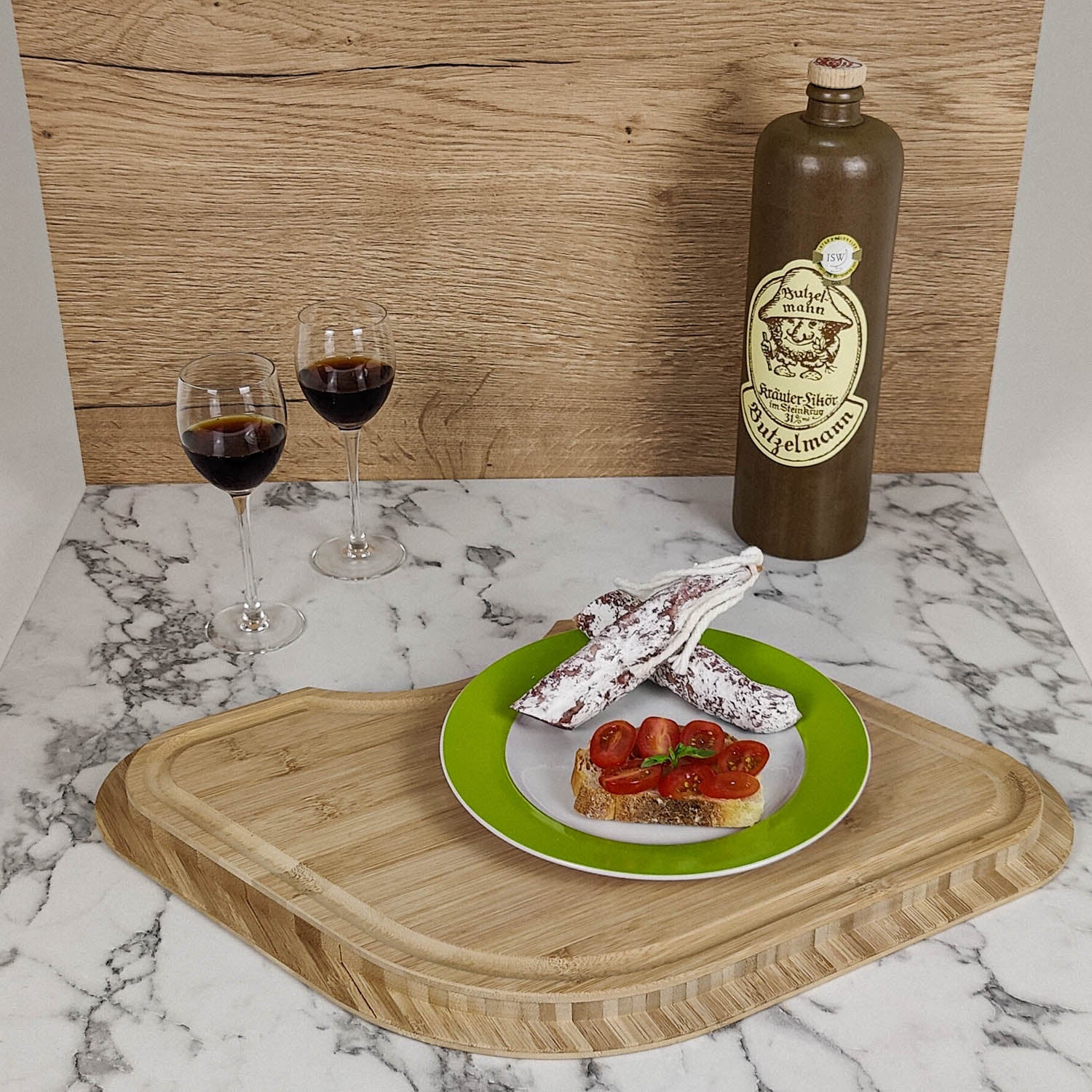 Snijplank met afdekplaat voor Hymer modellen zonder ronde spoelbak