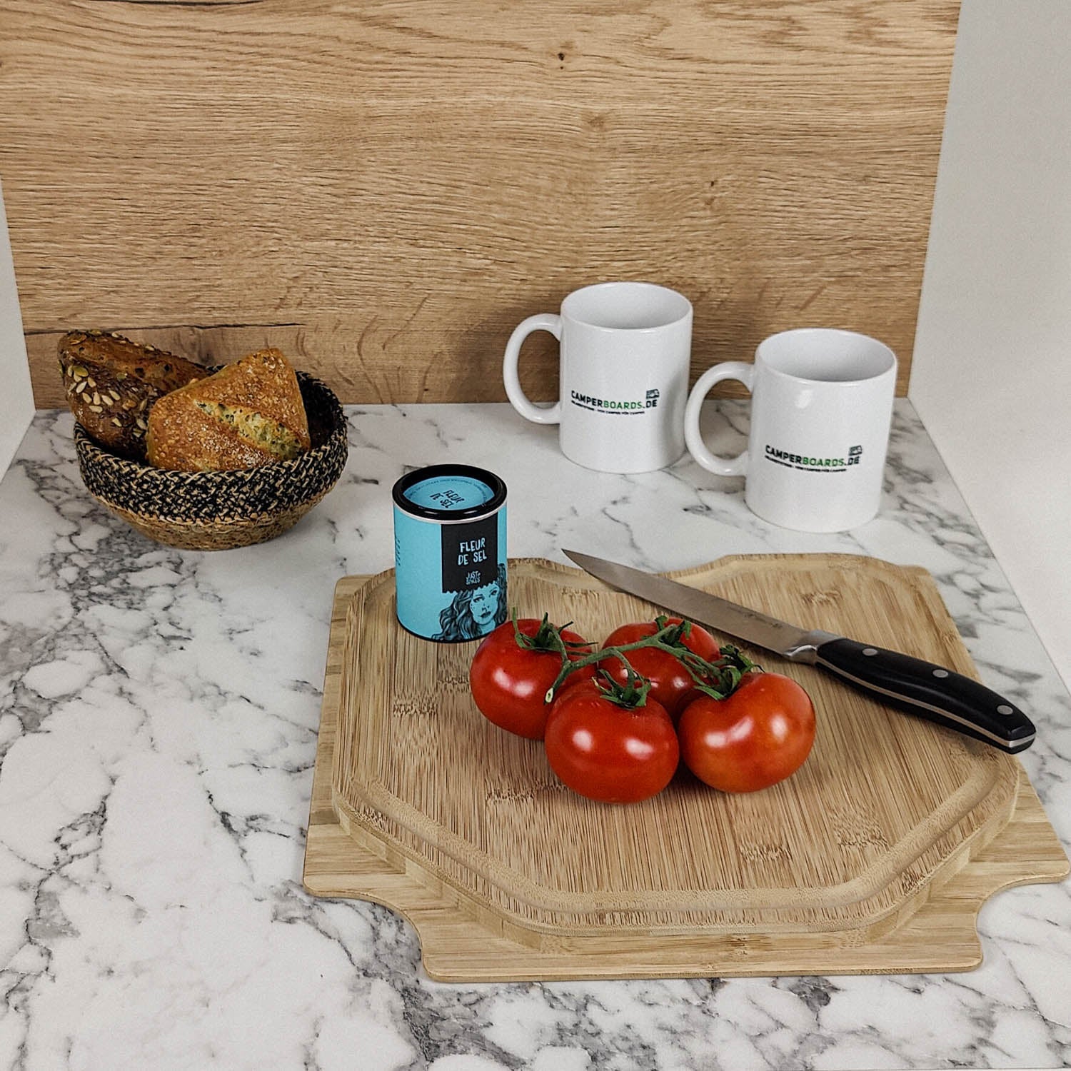 Snijplank met gootsteenafdekking voor Sunliving modellen