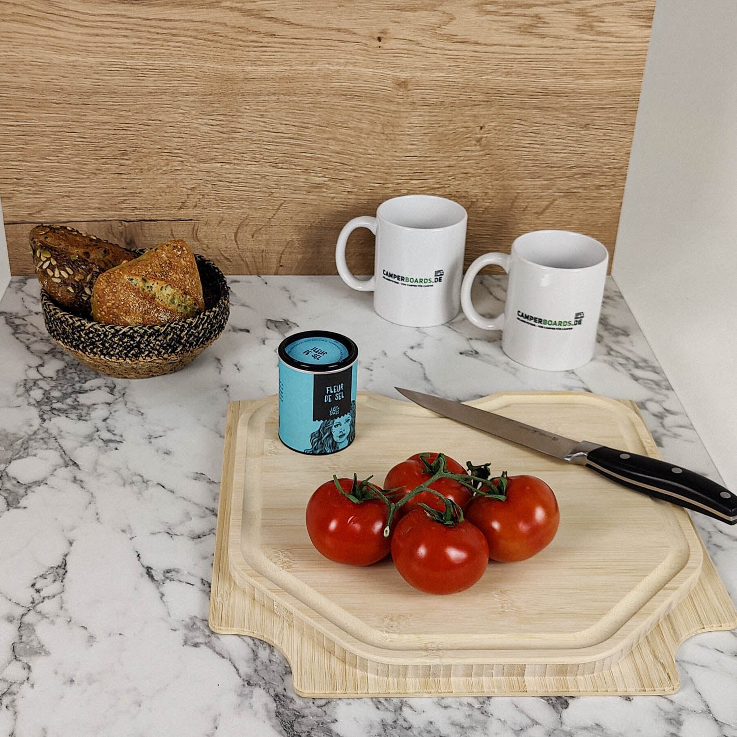 Snijplank met gootsteenafdekking voor Sunliving modellen