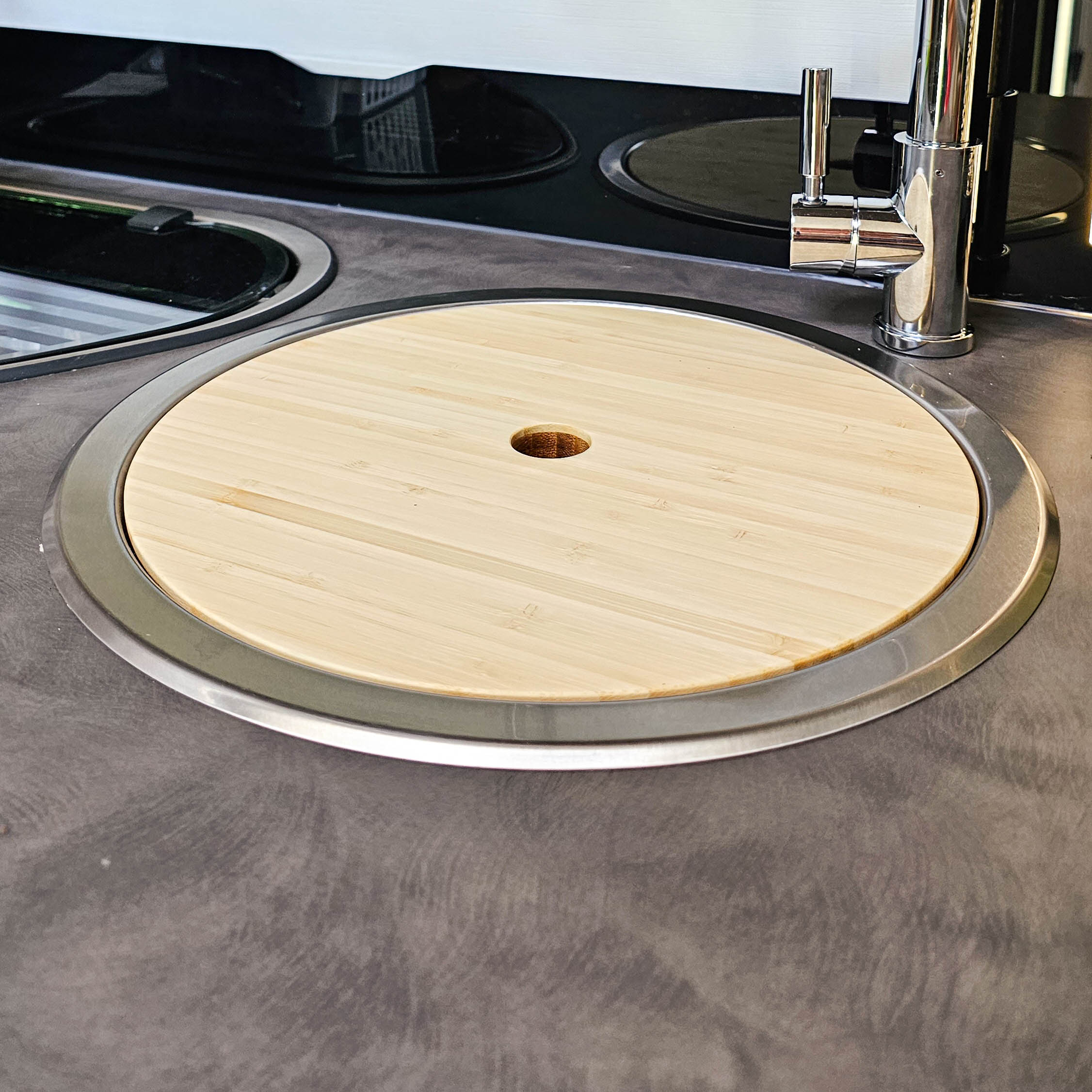 Snijplank met gootsteenafdekking voor Challenger