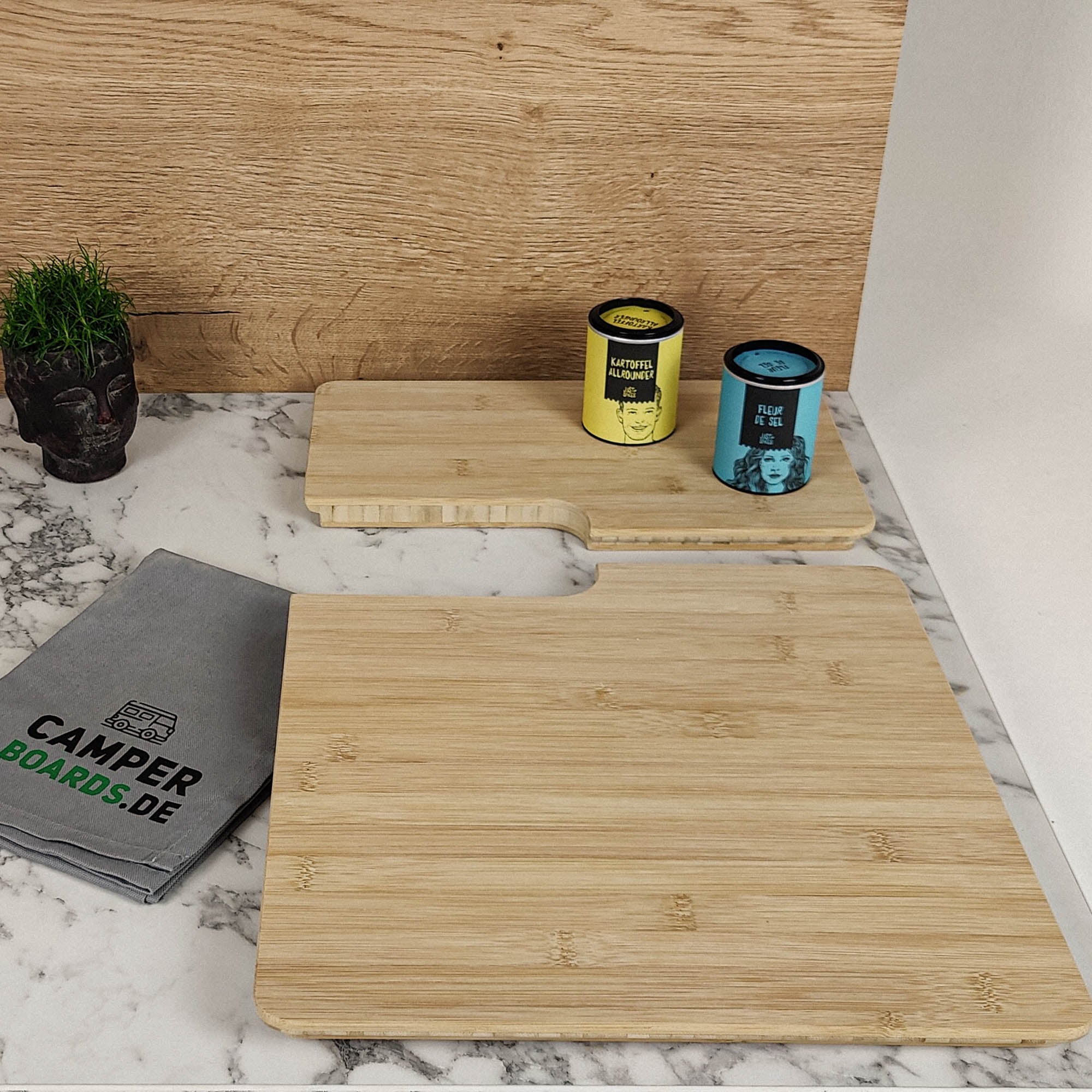 Duo snijplank met gootsteenafdekking voor Morelo modellen