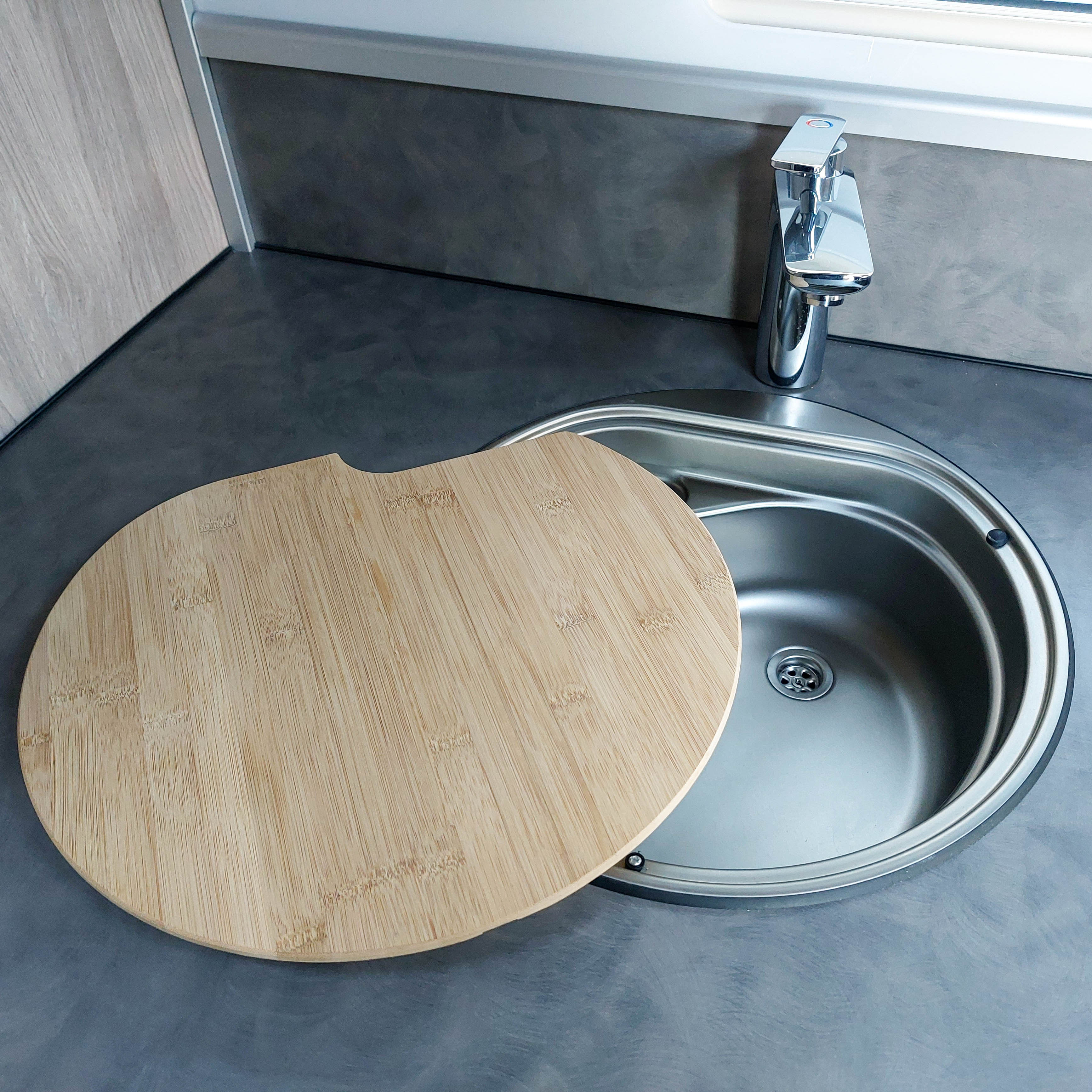 Snijplank met gootsteenafdekking voor Kabe-modellen