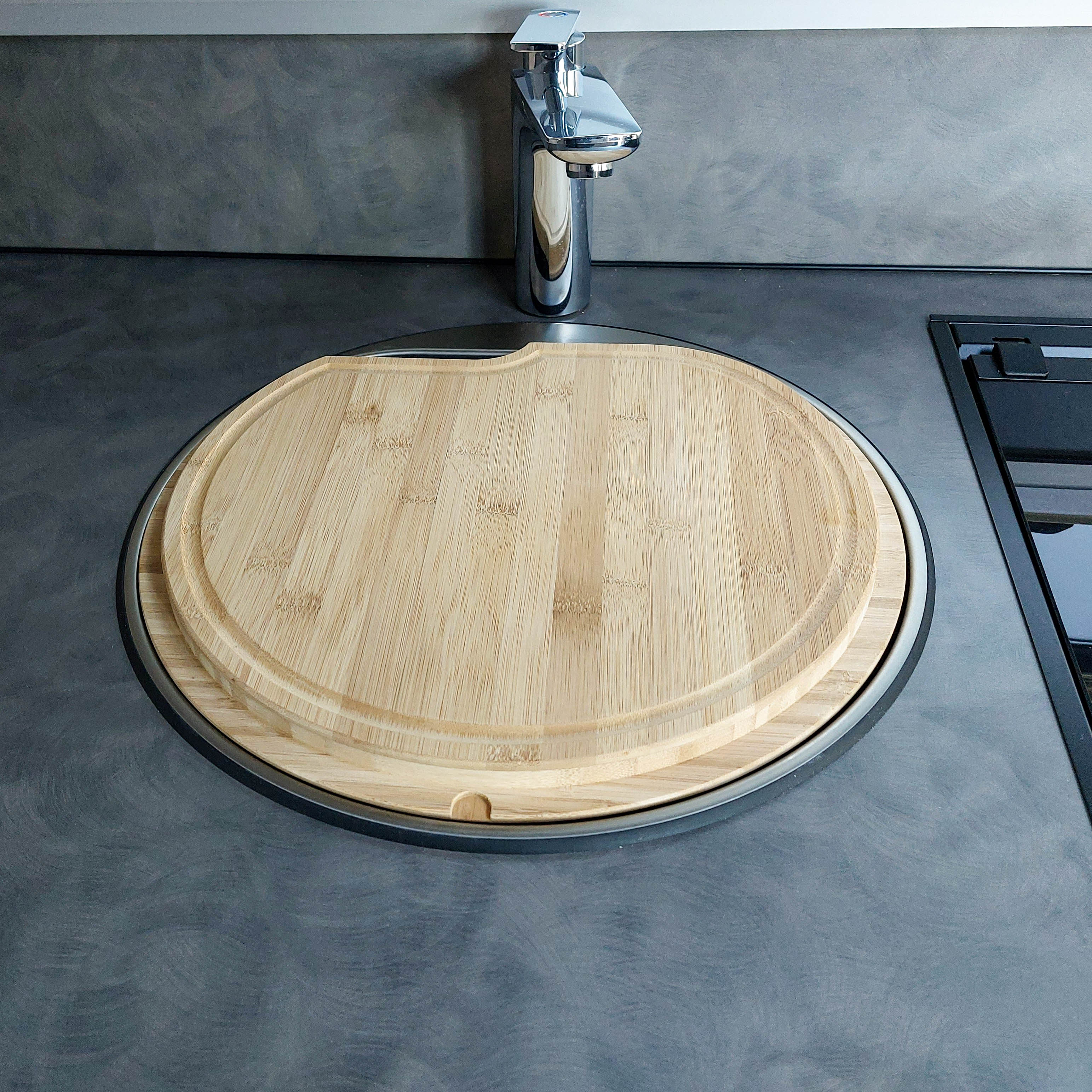 Snijplank met gootsteenafdekking voor Kabe-modellen
